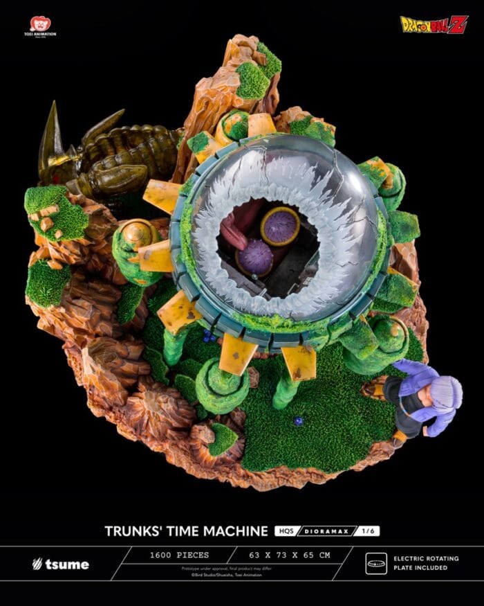 TSUME HQS Dioramax 1/6 Trunks Time Machine - Görsel 4