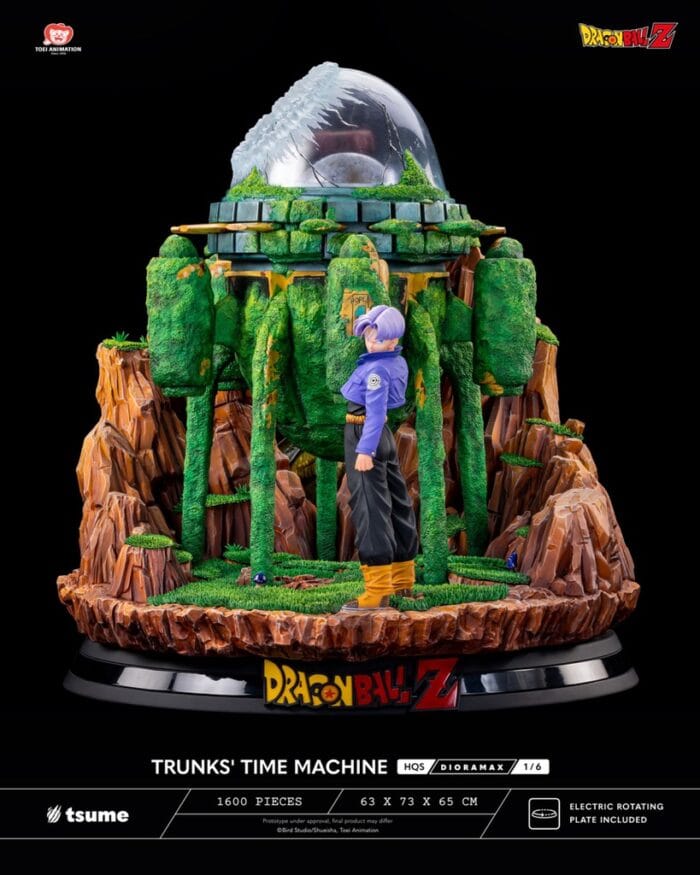 TSUME HQS Dioramax 1/6 Trunks Time Machine - Görsel 7