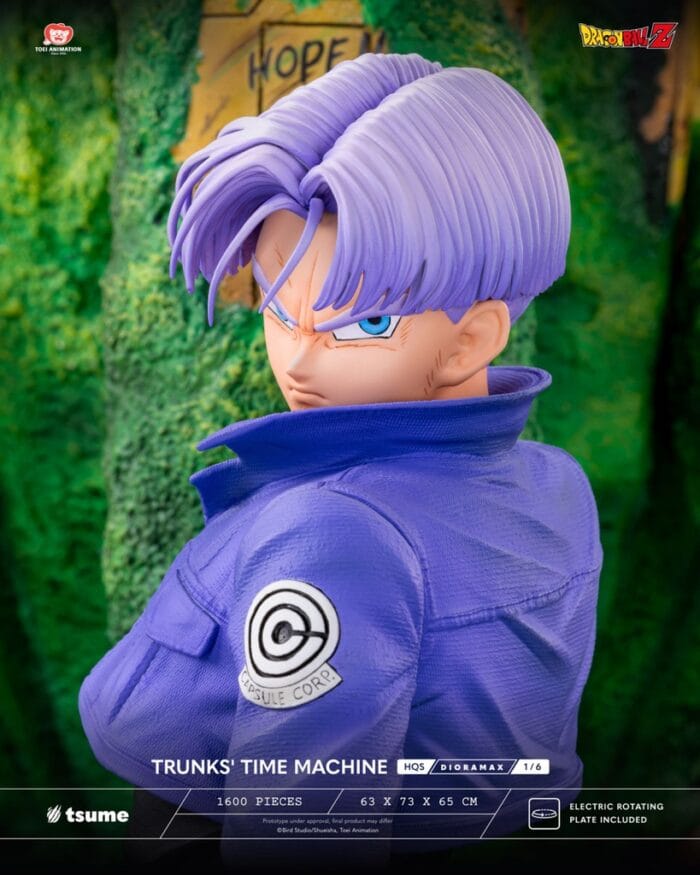 TSUME HQS Dioramax 1/6 Trunks Time Machine - Görsel 8