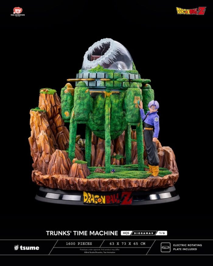 TSUME HQS Dioramax 1/6 Trunks Time Machine - Görsel 9
