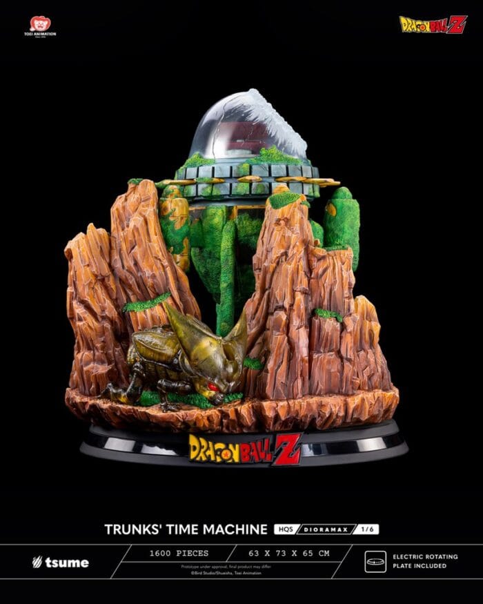 TSUME HQS Dioramax 1/6 Trunks Time Machine - Görsel 12