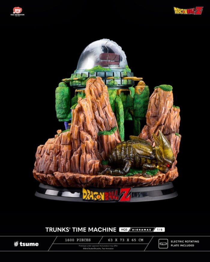 TSUME HQS Dioramax 1/6 Trunks Time Machine - Görsel 3